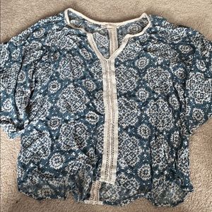 Crochet Bell Sleeve Top